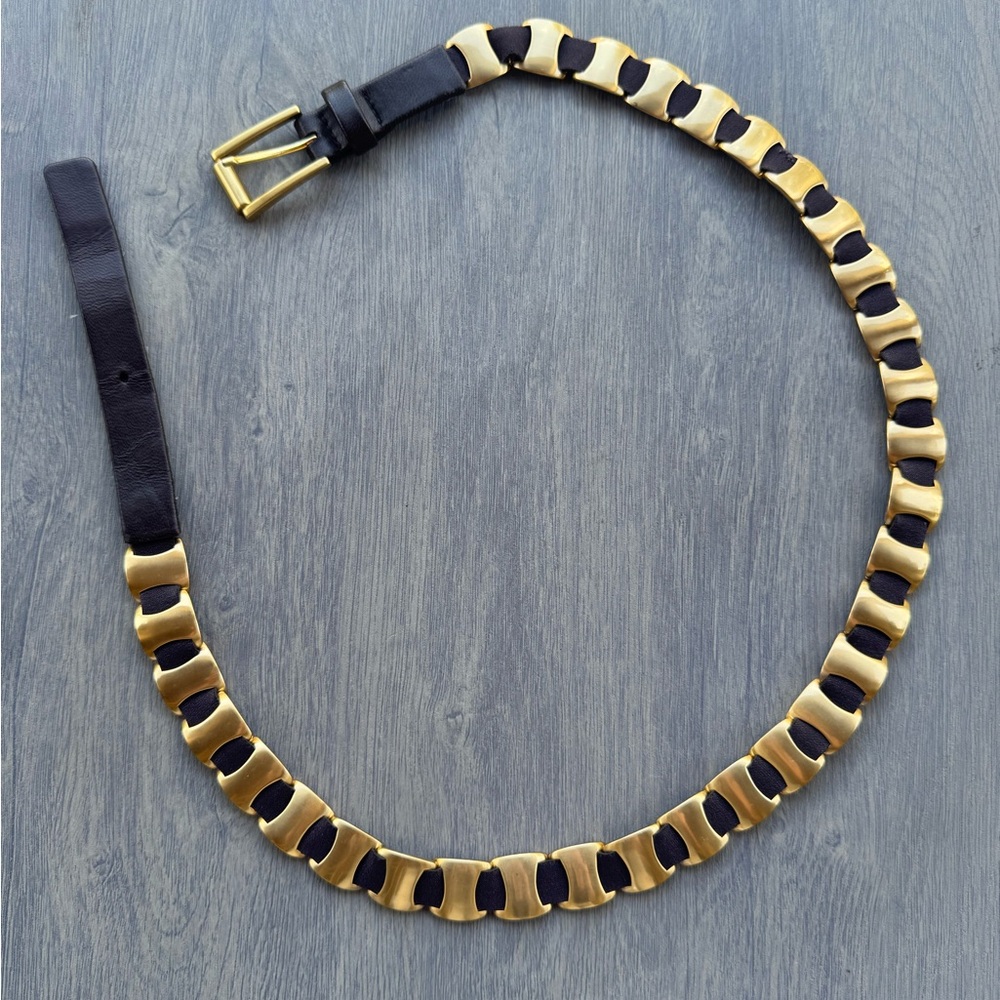 Suzi Roher Gold and Brown Belt